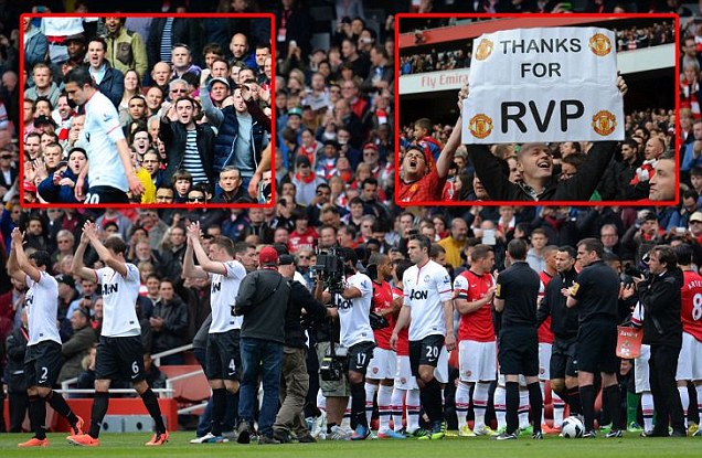 MU Juara, Arsenal Berikan Barisan Kehormatan tapi Van Persie`s...